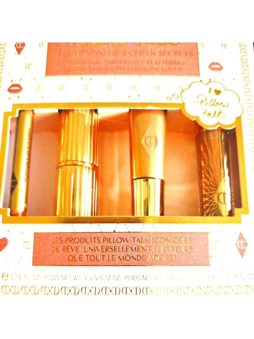 NEW! Charlotte Tilbury Pillow Talk Beautifying Lip & Cheek Secrets Set - Picture 5 of 7